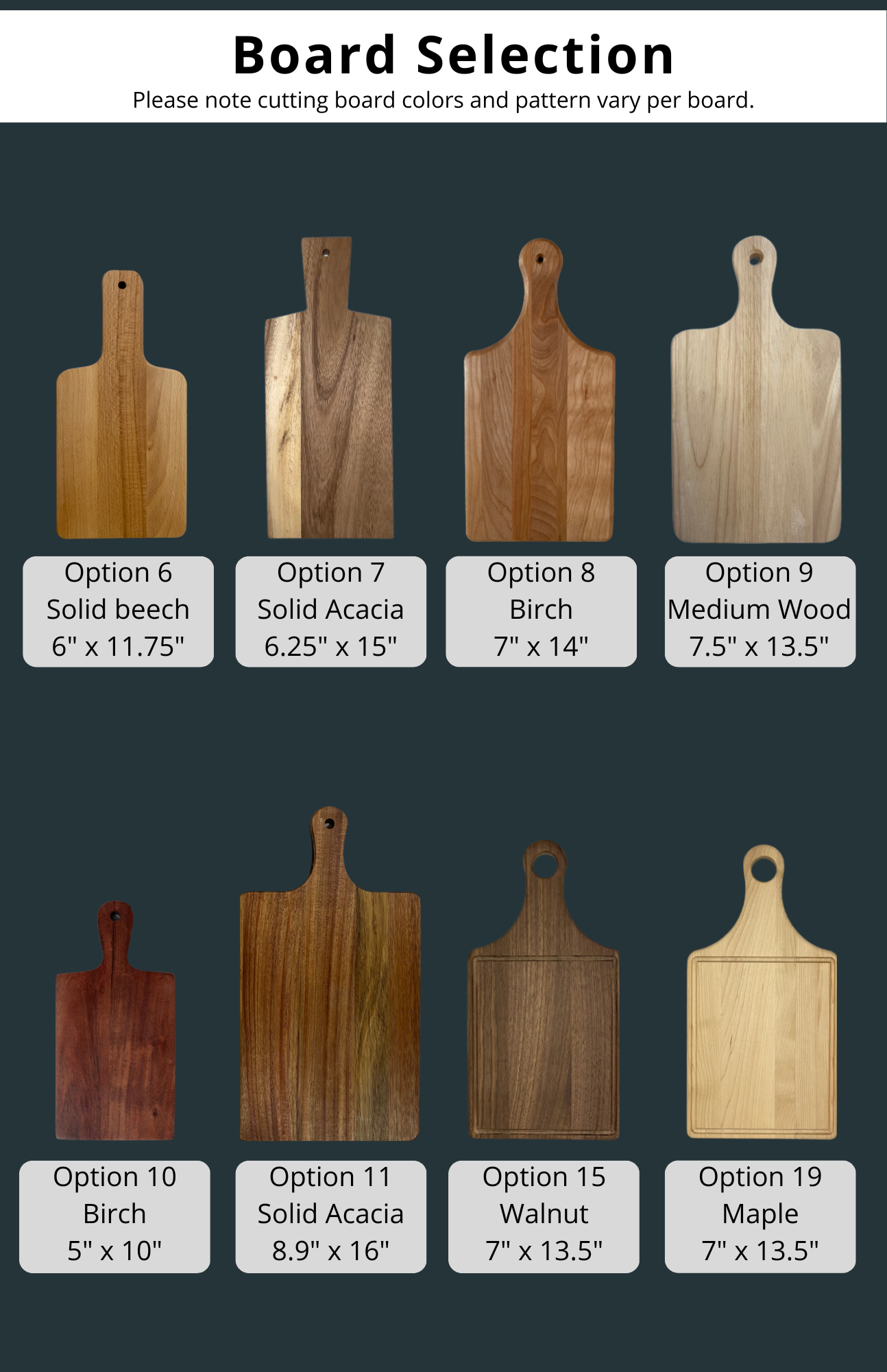 Recipe Boards