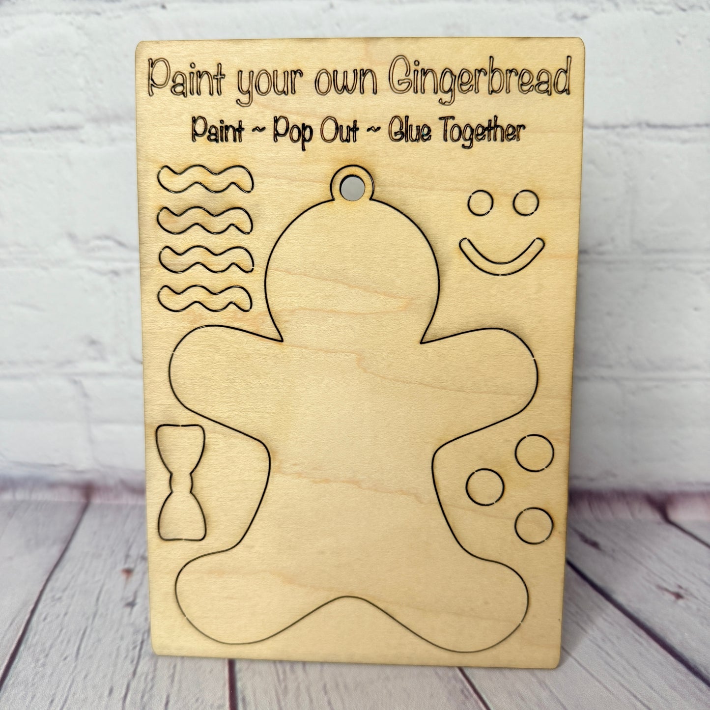 Paint Your Own Gingerbread Person