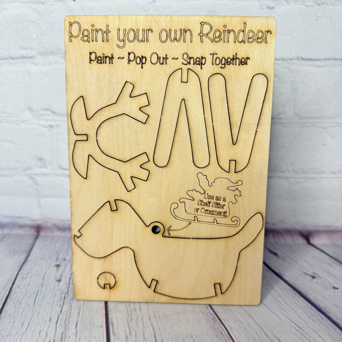 Paint Your Own Reindeer