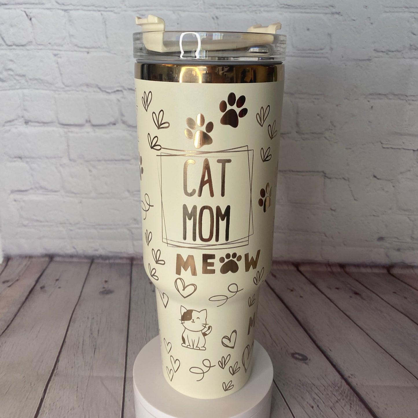 Cat Mom Tumbler