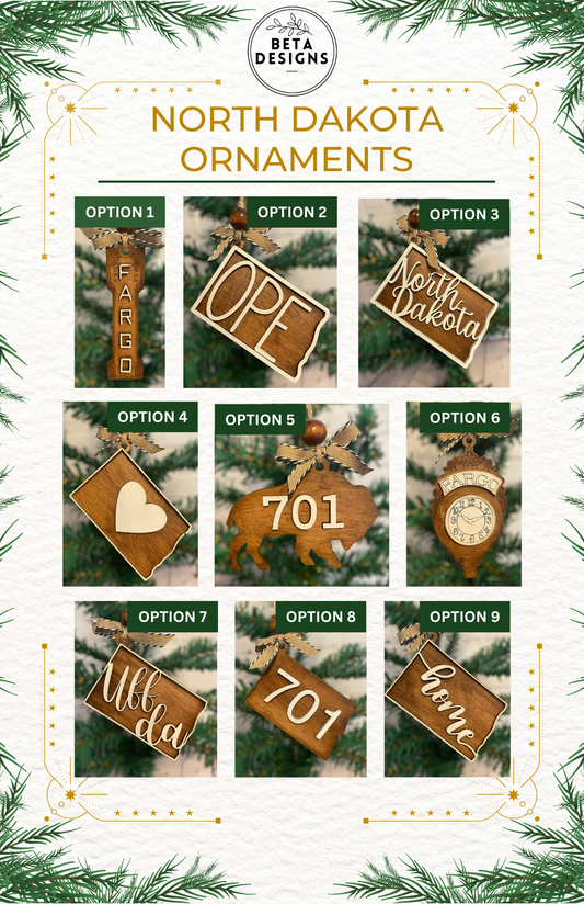 State Christmas Ornaments