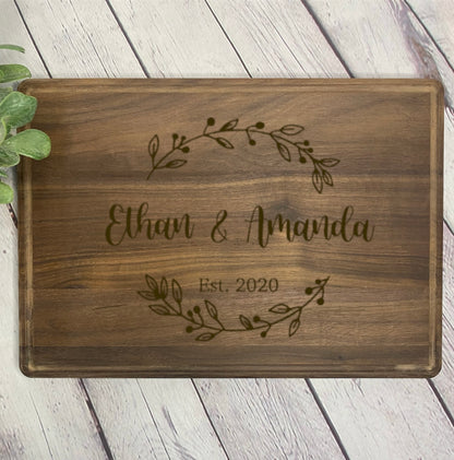 Wedding Cutting Board- Large Rectangle