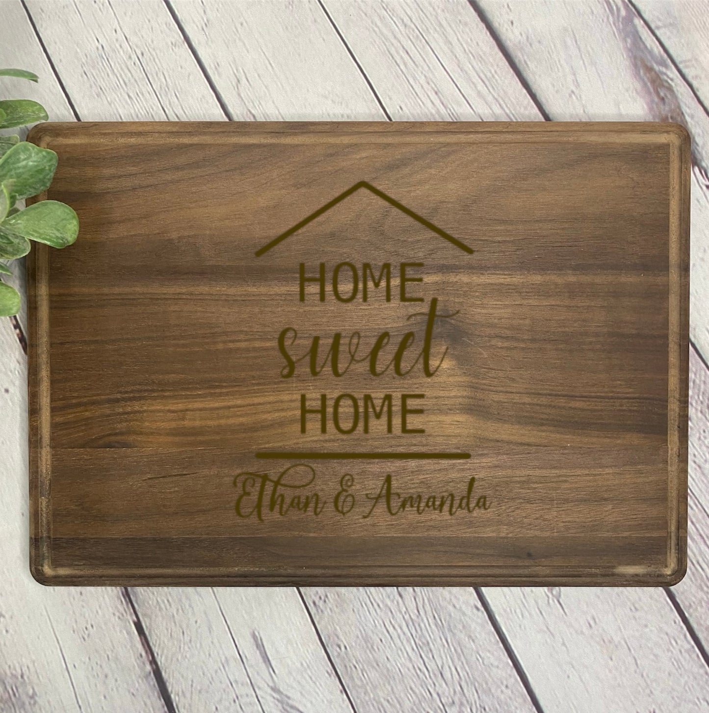 New House Cutting Board- Large Rectangle