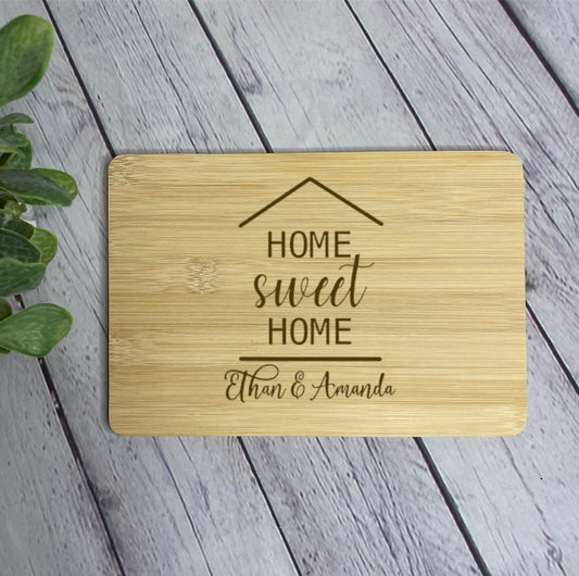 New House Cutting Board- Small Rectangle