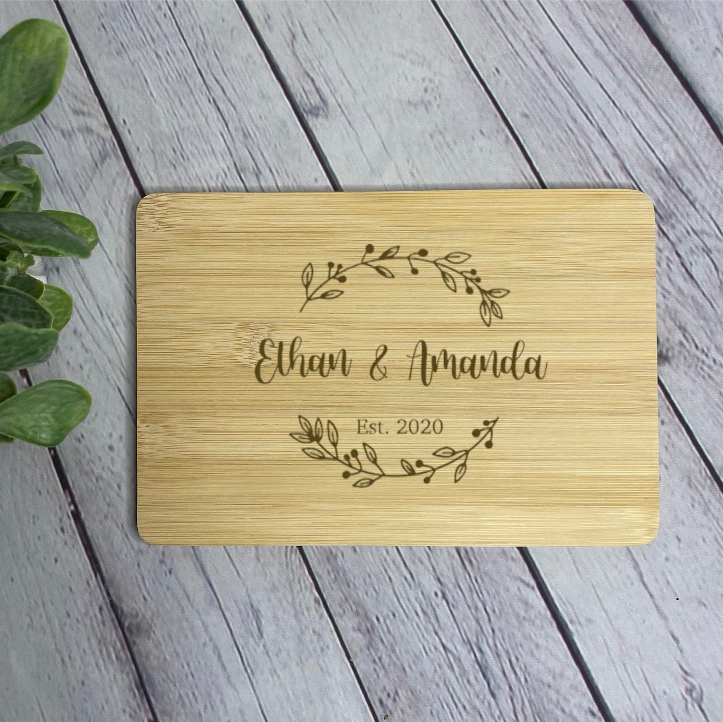 Wedding Cutting Board- Small Rectangle