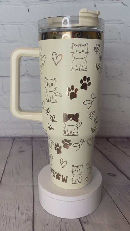 Cat Mom Tumbler