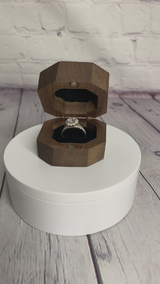 Ring Box- Octagon Shaped